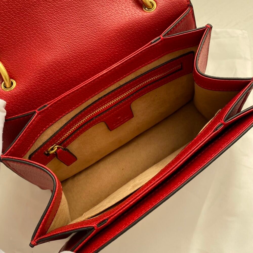 Gucci Queen Margaret GG Small Top Handle Bag Red 25Cm 476541 9I6ST 8540