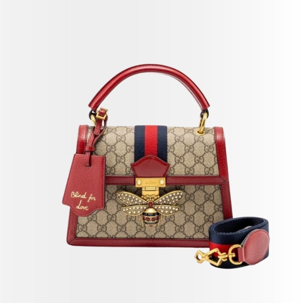 Gucci Queen Margaret GG Small Top Handle Bag Red 25Cm 476541 9I6ST 8540