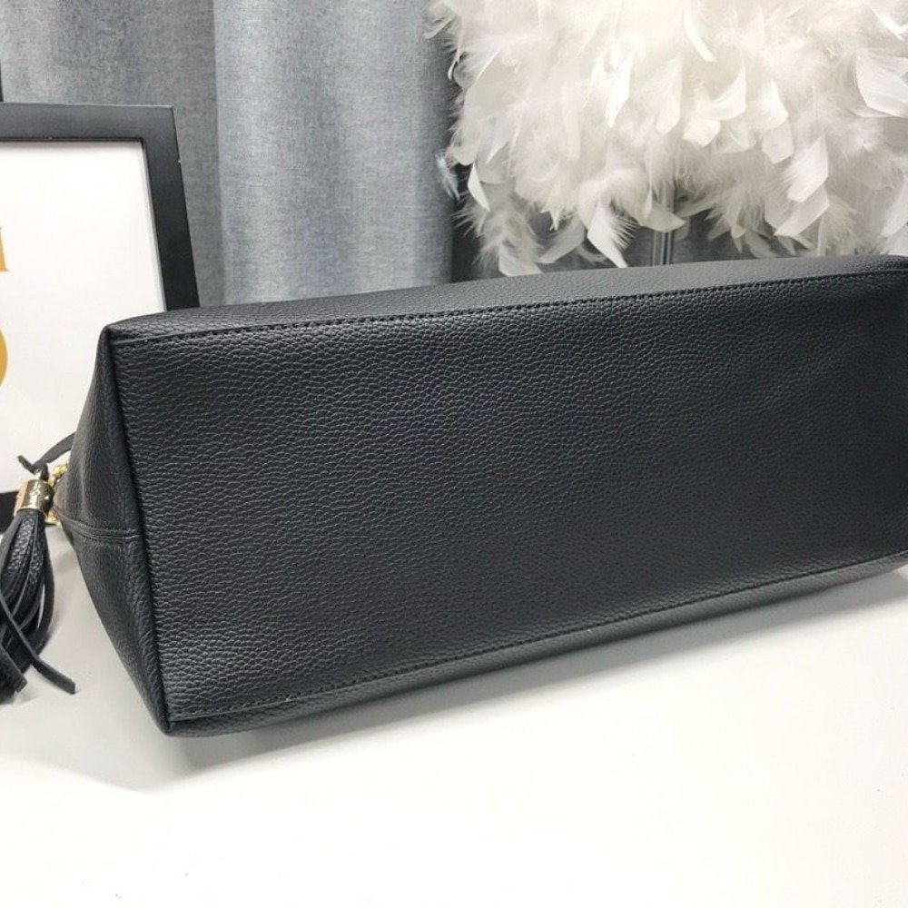 Gucci Soho Medium Shoulder Bag Black 38Cm