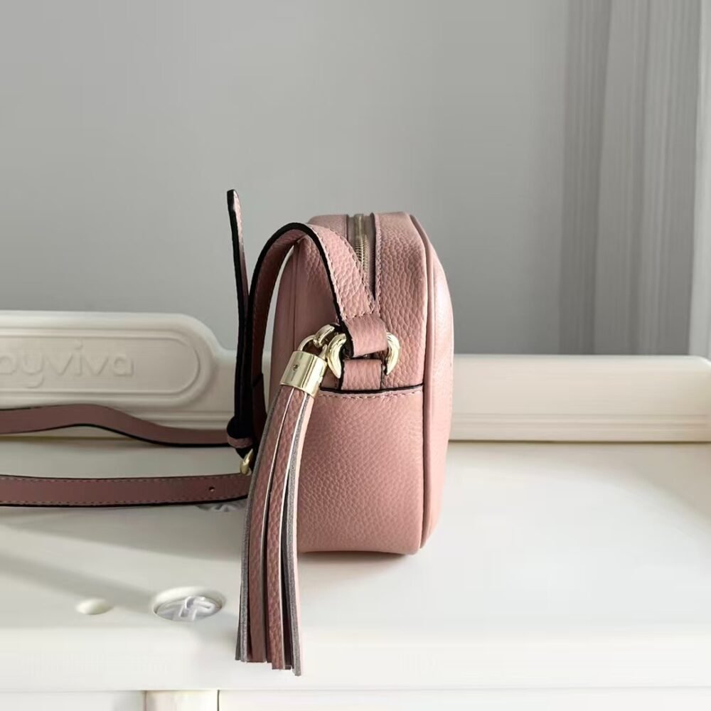 Gucci Soho Small Disco Bag Pink Leather 21Cm 308364 A7M0G 2754