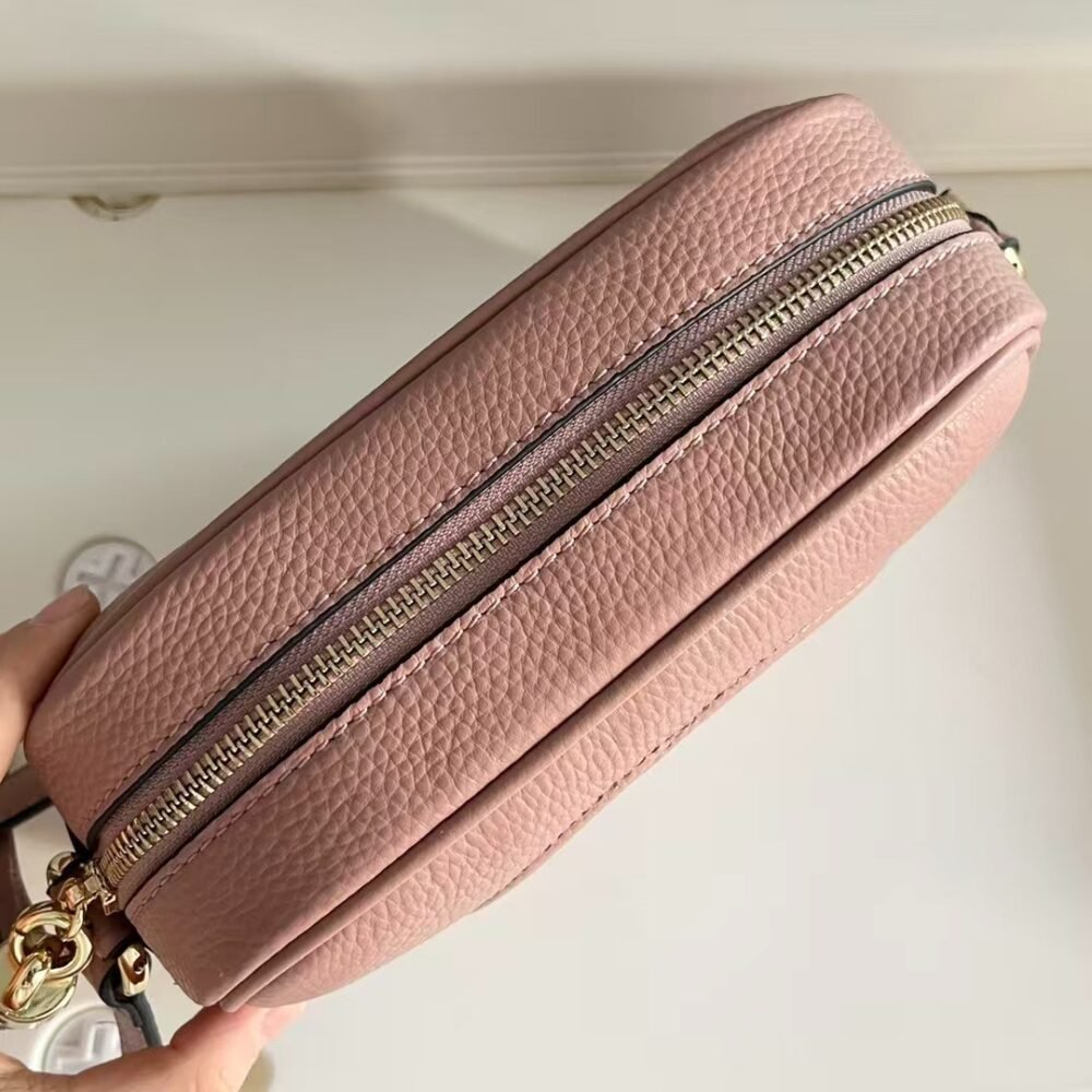 Gucci Soho Small Disco Bag Pink Leather 21Cm 308364 A7M0G 2754