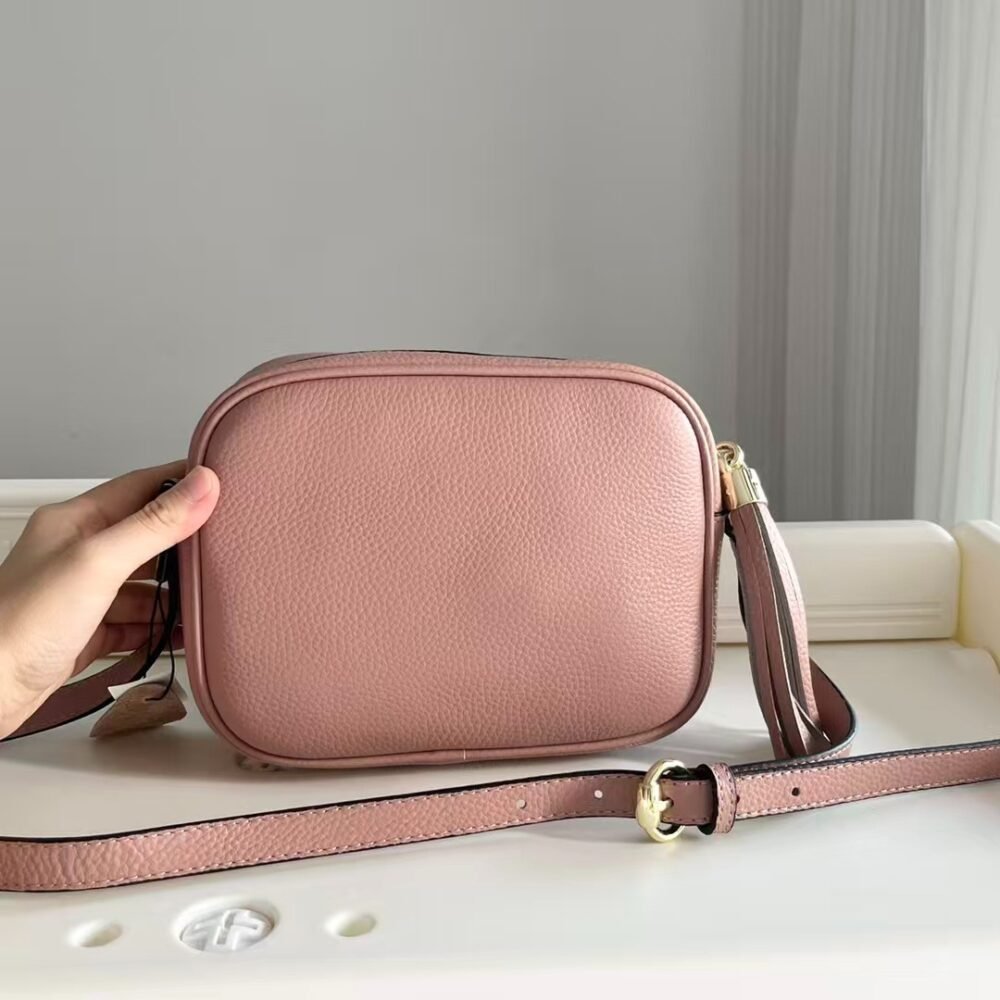 Gucci Soho Small Disco Bag Pink Leather 21Cm 308364 A7M0G 2754