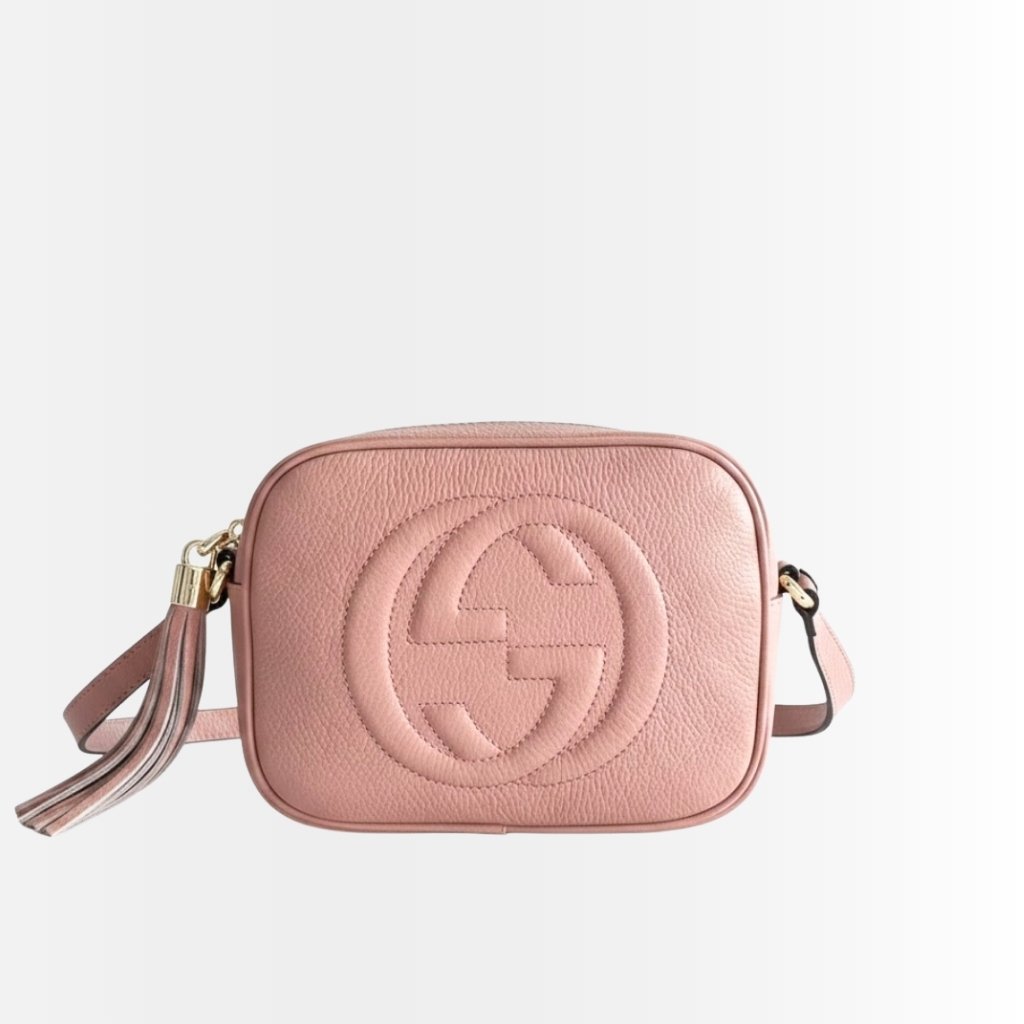 Gucci Soho Small Disco Bag Pink Leather 21Cm 308364 A7M0G 2754