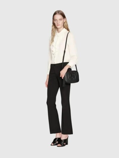 Gucci Soho Small Leather Disco Bag Black 21Cm 308364 A7M0G 1000