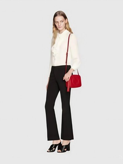Gucci Soho Small Shoulder Bag Red 21Cm