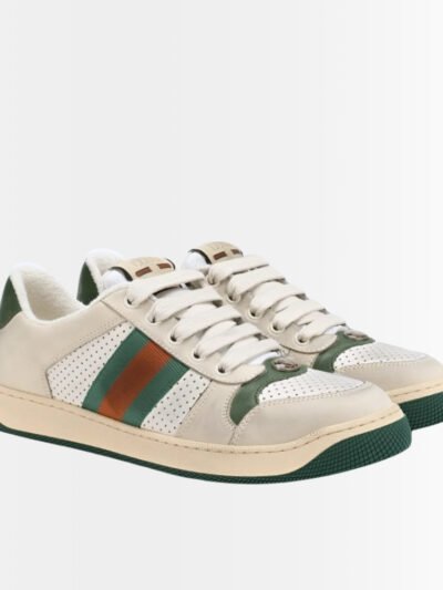 Gucci WMNS Screener Distressed Green And Beige 570442 0YI20 9582