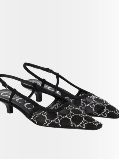 Gucci Women’s Slingback Pump Black ‎675829 F13A0 1000