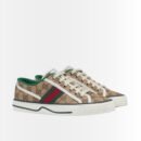 Gucci Women’s Tennis 1977 Trainer Beige And Ebony Original GG Canvas 606110 HVK20 9766