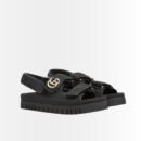 Gucci Women's Sandal With Double G Black