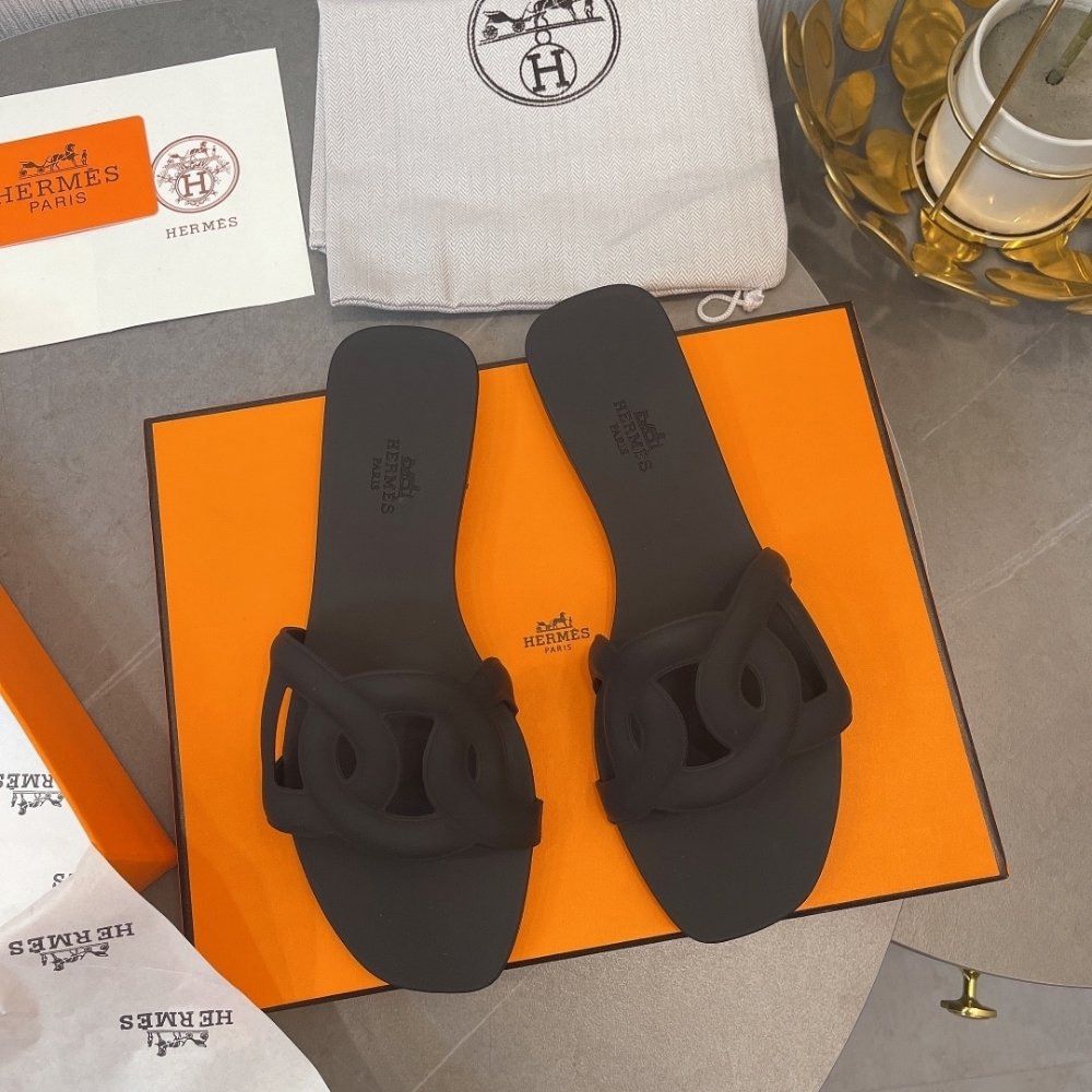 Hermes Aloha Sandal Black H201157Z 02350