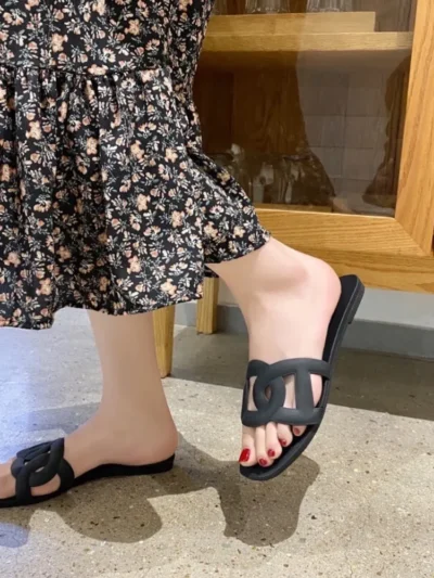 Hermes Aloha Sandal Black H201157Z 02350