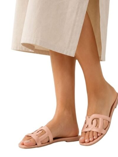 Hermes Aloha Slippers Sandal Nude