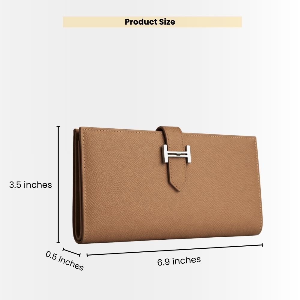 Hermes Bearn Wallet Brown 17Cm H039785CK37