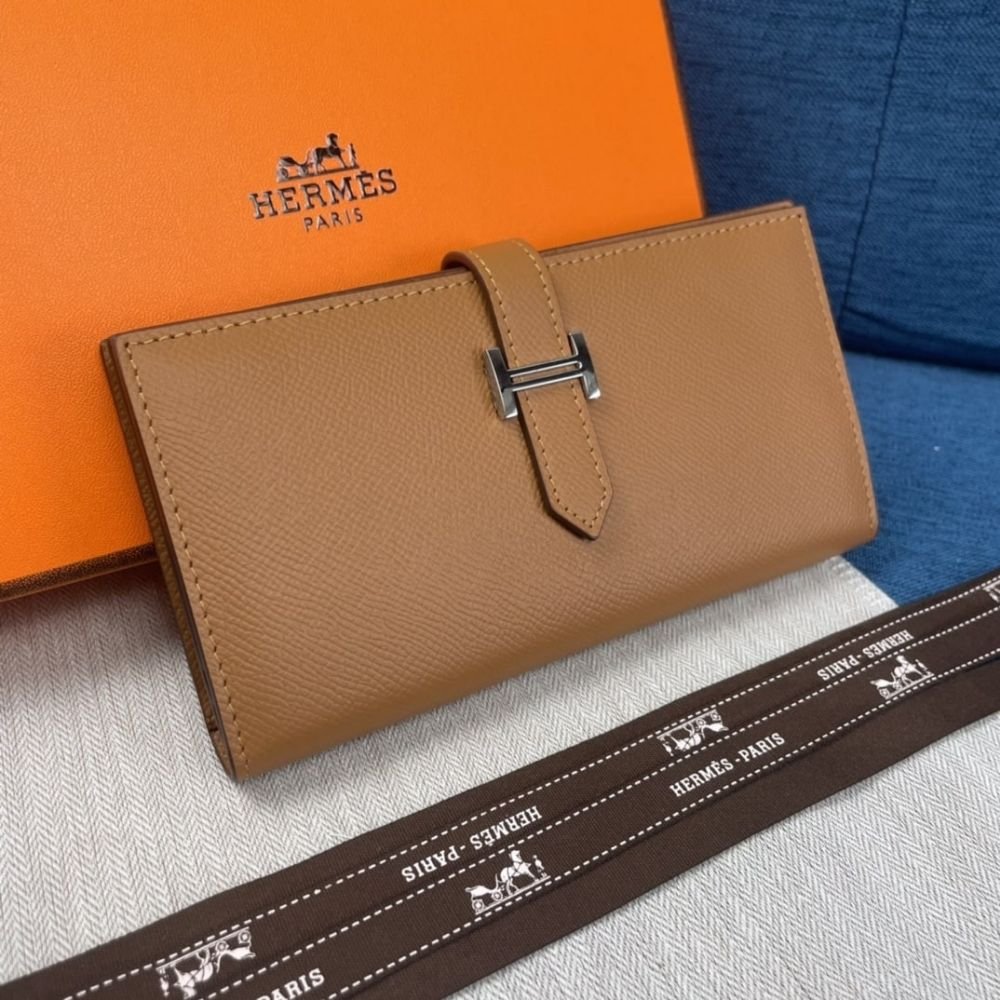 Hermes Bearn Wallet Brown 17Cm H039785CK37