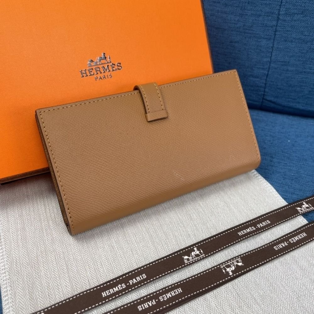 Hermes Bearn Wallet Brown 17Cm H039785CK37