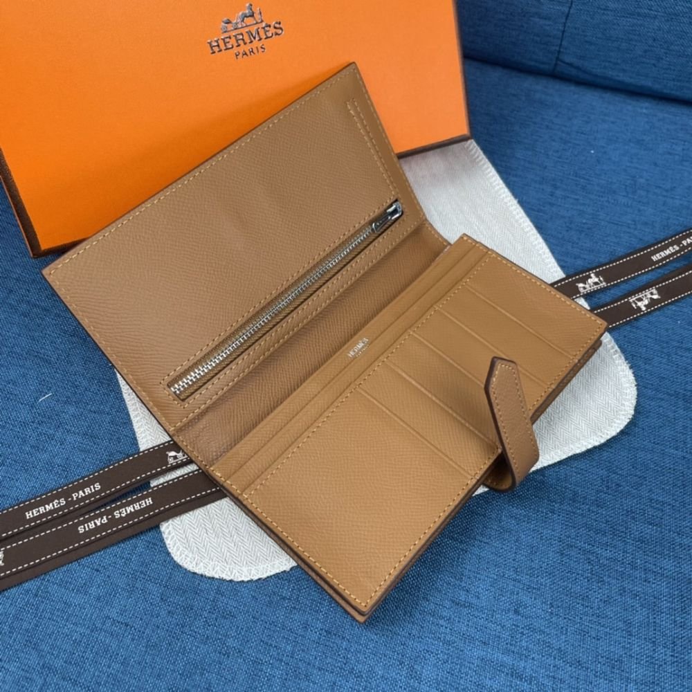 Hermes Bearn Wallet Brown 17Cm H039785CK37