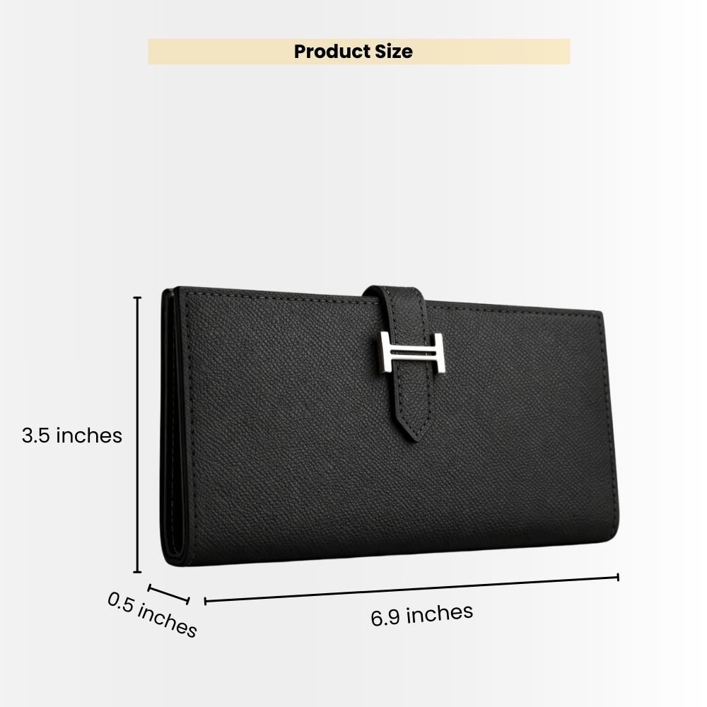 Hermes Bearn Wallet Noir 17Cm H084871CK89