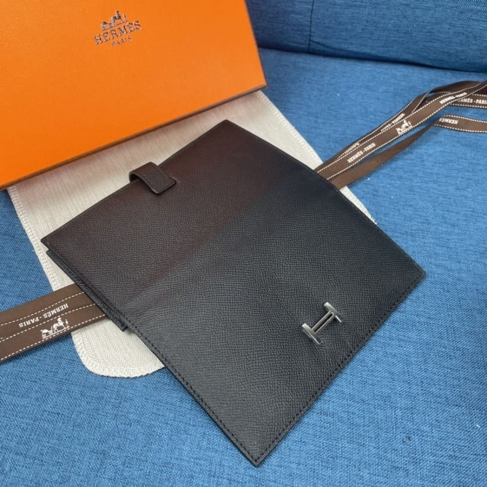 Hermes Bearn Wallet Noir 17Cm H084871CK89