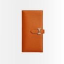 Hermes Bearn Wallet Orange 17Cm H039785CK93