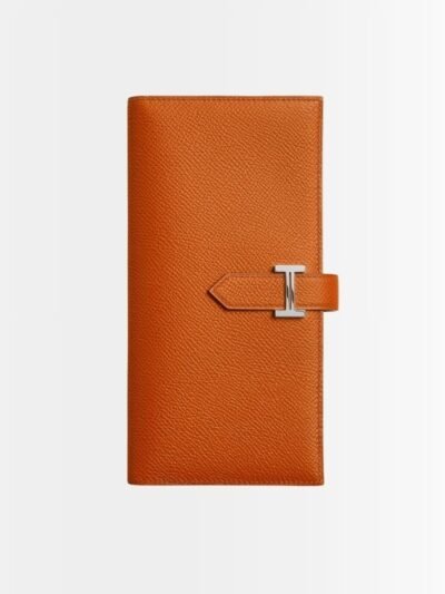 Hermes Bearn Wallet Orange 17Cm H039785CK93