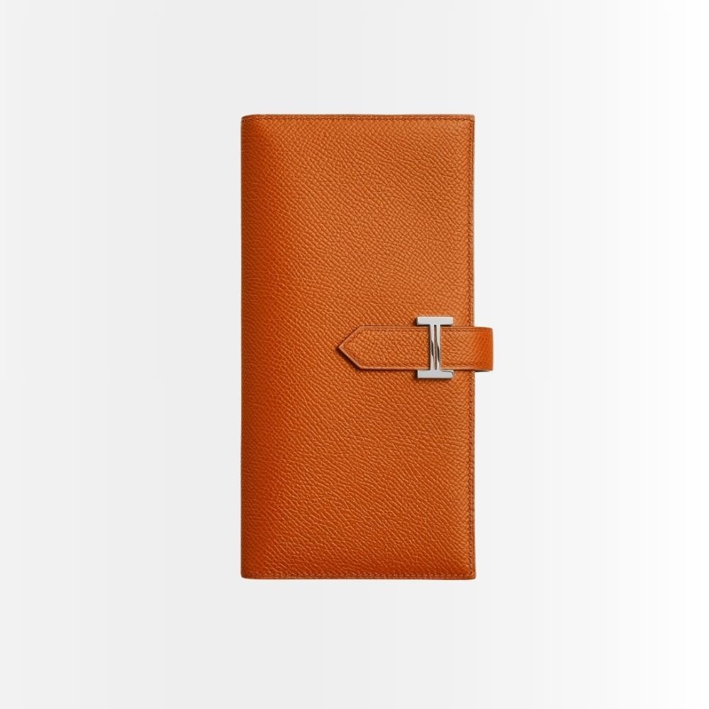 Hermes Bearn Wallet Orange 17Cm H039785CK93