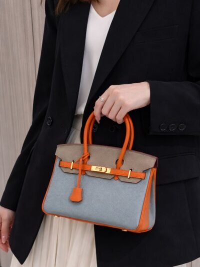 Hermes Birkin 20 Multicolor Epsom Gold Tone Hardware 20Cm