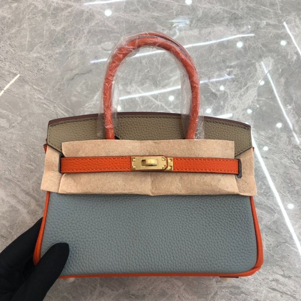Hermes Birkin 20 Multicolor Epsom Gold Tone Hardware 20Cm
