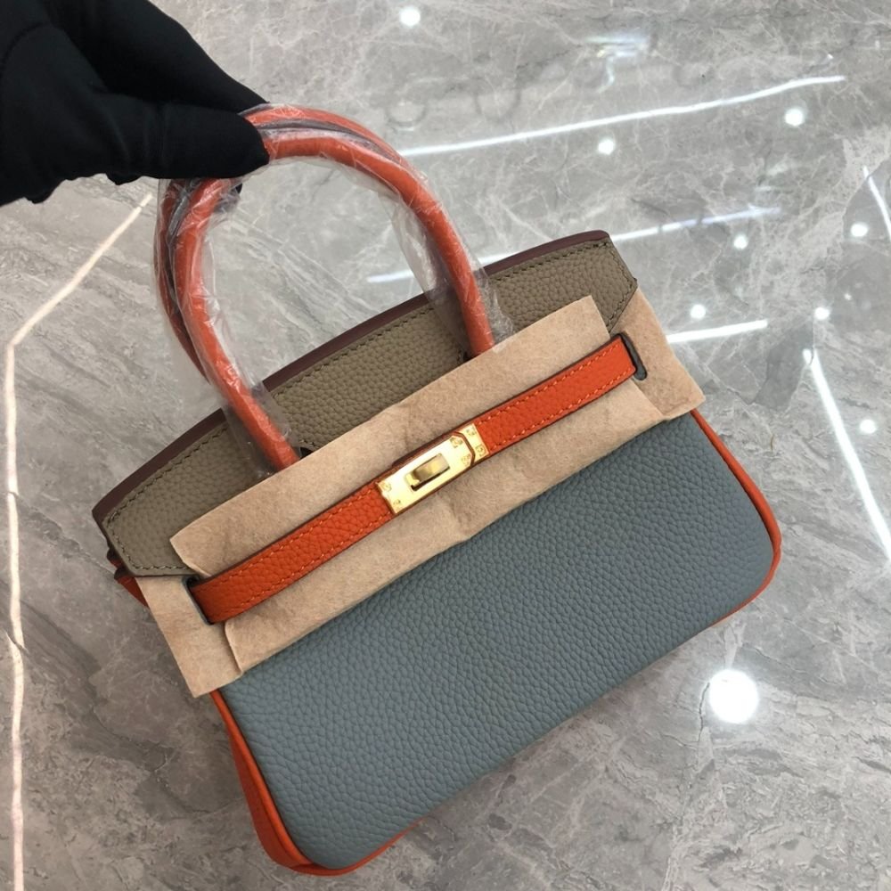 Hermes Birkin 20 Multicolor Epsom Gold Tone Hardware 20Cm