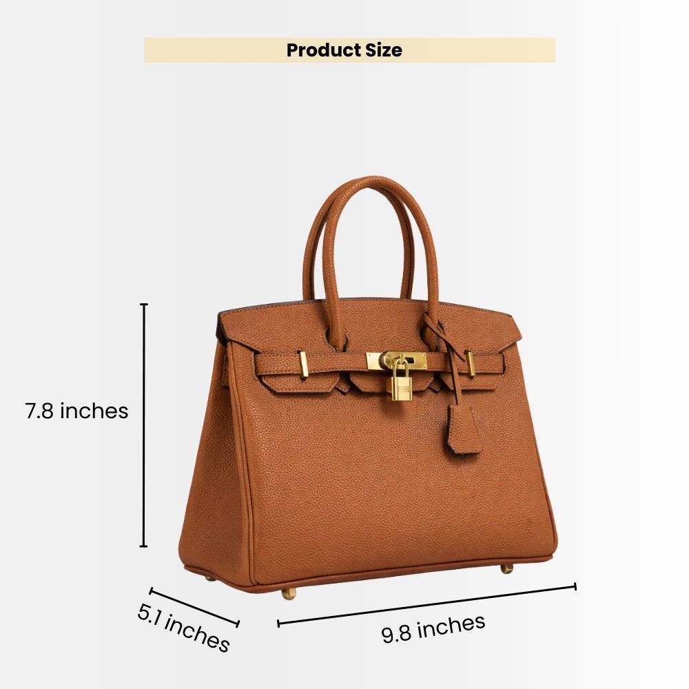 Hermes Birkin 25 Handbag Brown Gold Tone Hardware 25cm