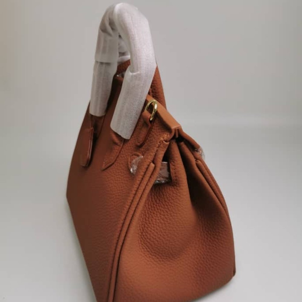 Hermes Birkin 25 Handbag Brown Gold Tone Hardware 25cm