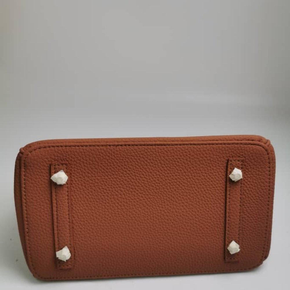 Hermes Birkin 25 Handbag Brown Gold Tone Hardware 25cm