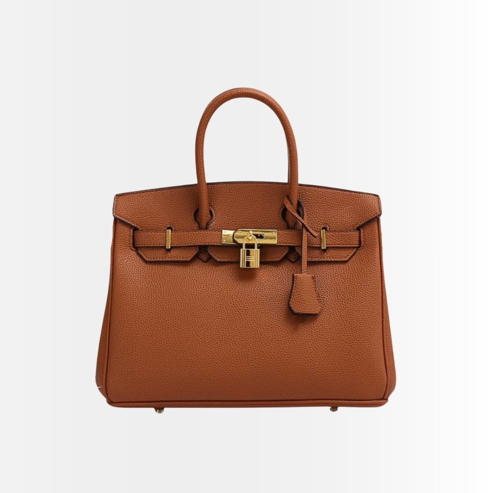 Hermes Birkin 25 Handbag Brown Gold Tone Hardware 25cm