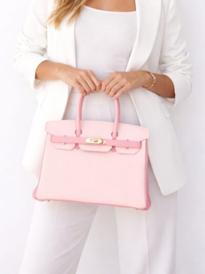 Hermes Birkin 25 Togo Leather Sakura Pink 25cm