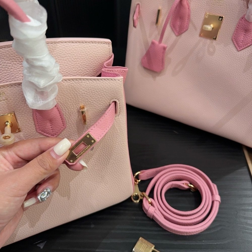 Hermes Birkin 25 Togo Leather Sakura Pink 25cm