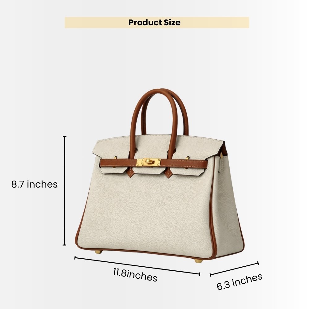 Hermes Birkin 30 Togo Brushed Leather Gold Hardware Beige Brown 30Cm