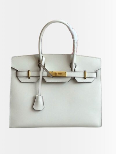 Hermes Birkin 35 Togo Leather White Gold Hardware 35Cm
