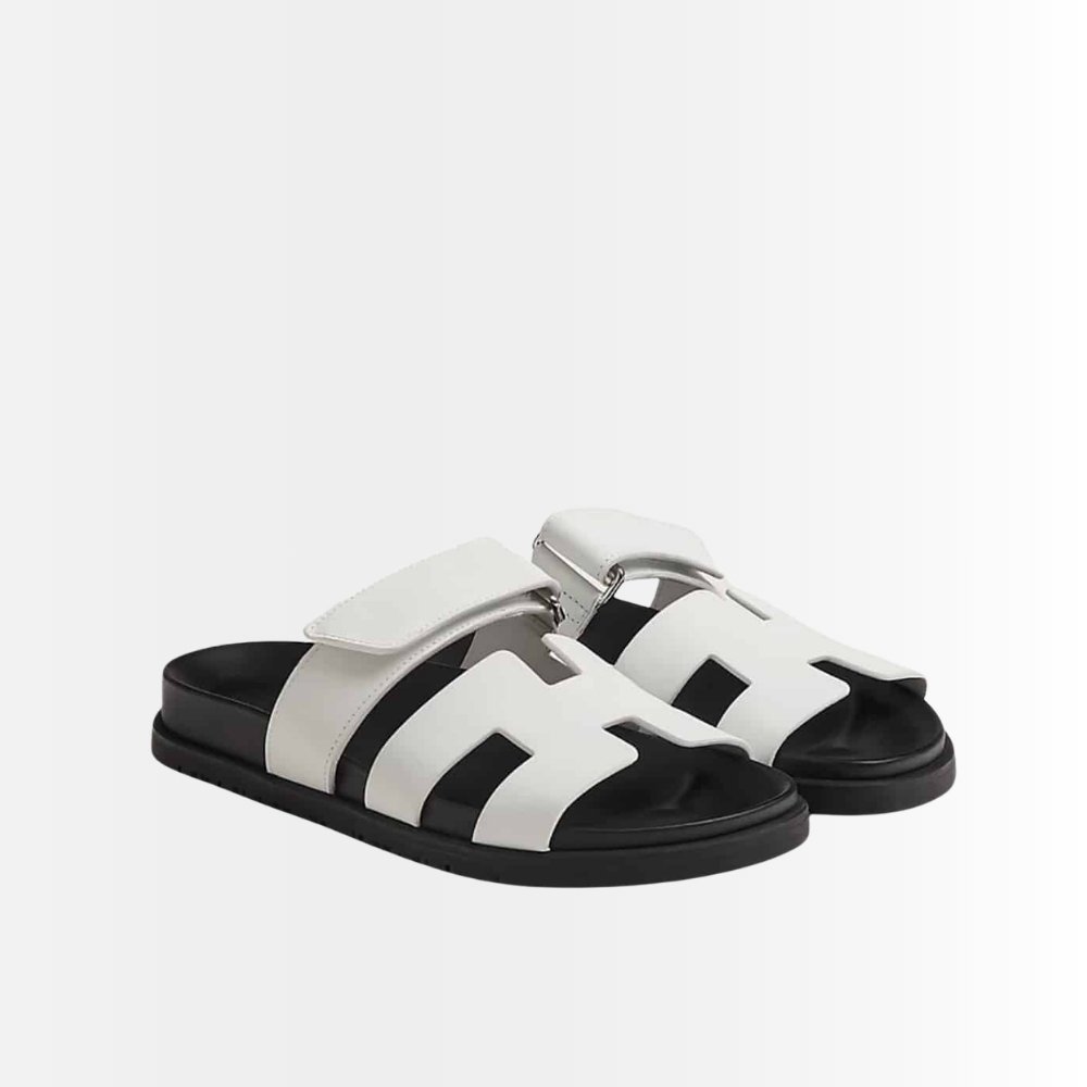 Hermes Chypre Sandal Blanc White H222100Z 90345