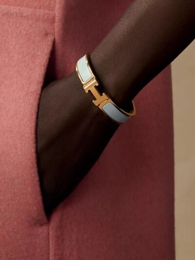 Hermes Clic Clac H Bracelet Bleu Polaire H700001F 8XPM