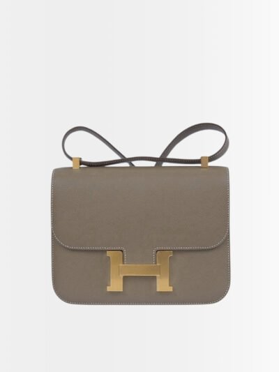 Hermes Constance 18 Epsom Gold Hardware Taupe 18Cm