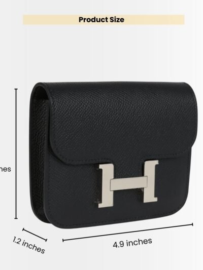 Hermes Constance Slim Wallet Caban 12Cm H082214CK3Y