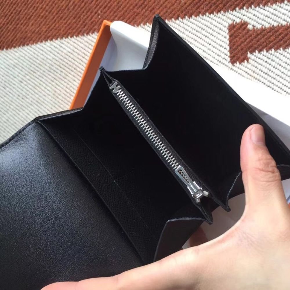 Hermes Constance Slim Wallet Caban 12Cm H082214CK3Y