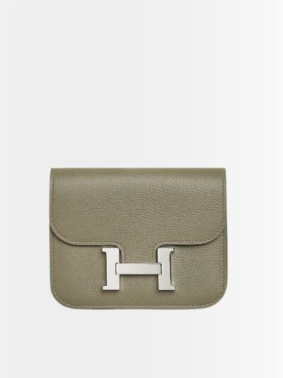 Hermes Constance Slim Wallet Etoupe 12Cm H082060CK18