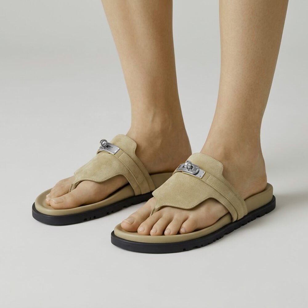 Hermes Empire Sandal Beige Camel H221075Z C9365