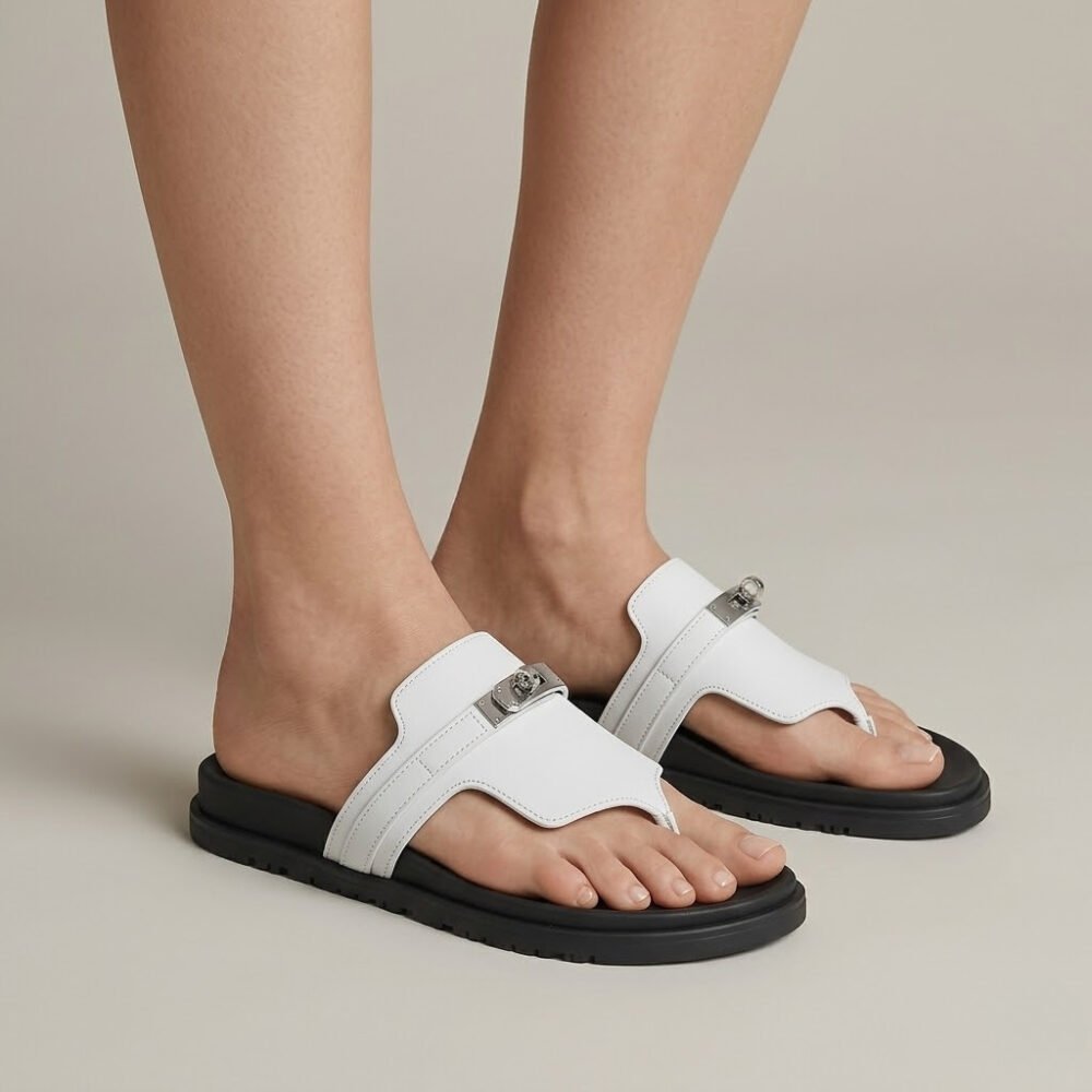 Hermes Empire Sandal Blanc H221074Z 90350