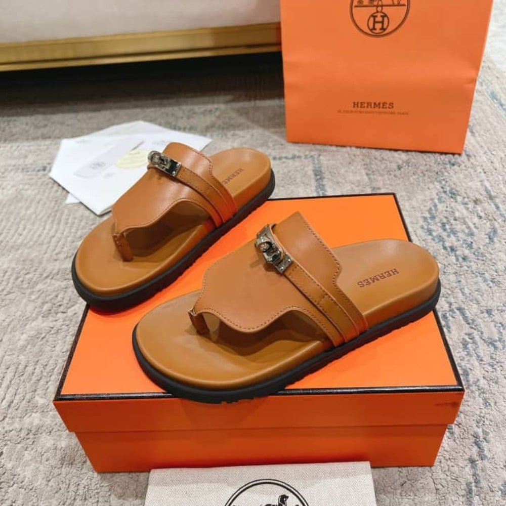 Hermes Empire Sandal Marron Glaise H221074Z 1V360