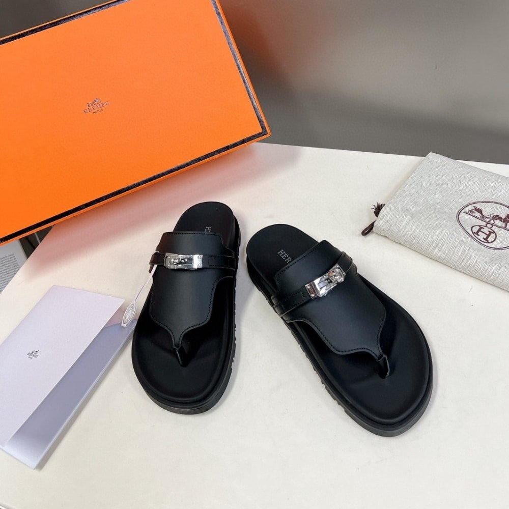 Hermes Empire Sandal Noir H252300Z 02340