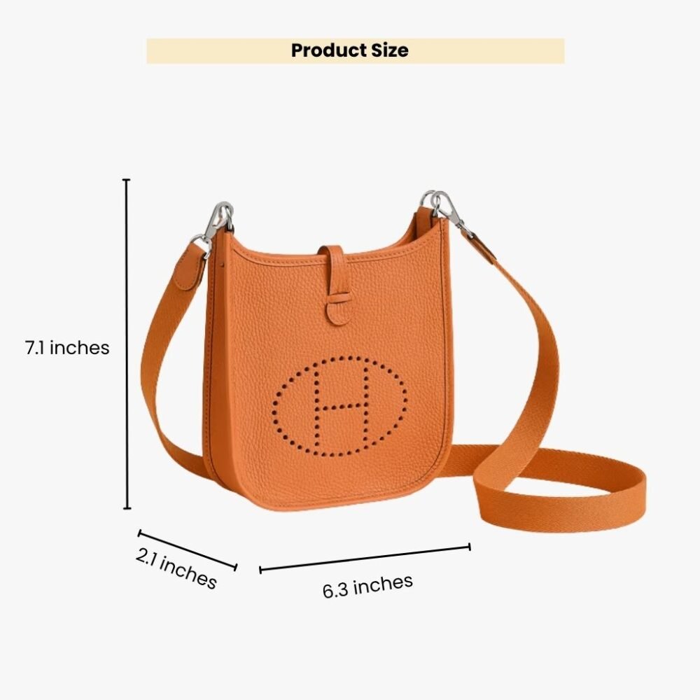 Hermes Evelyne 16 Amazone Bag Orange 16Cm H069426CKFT