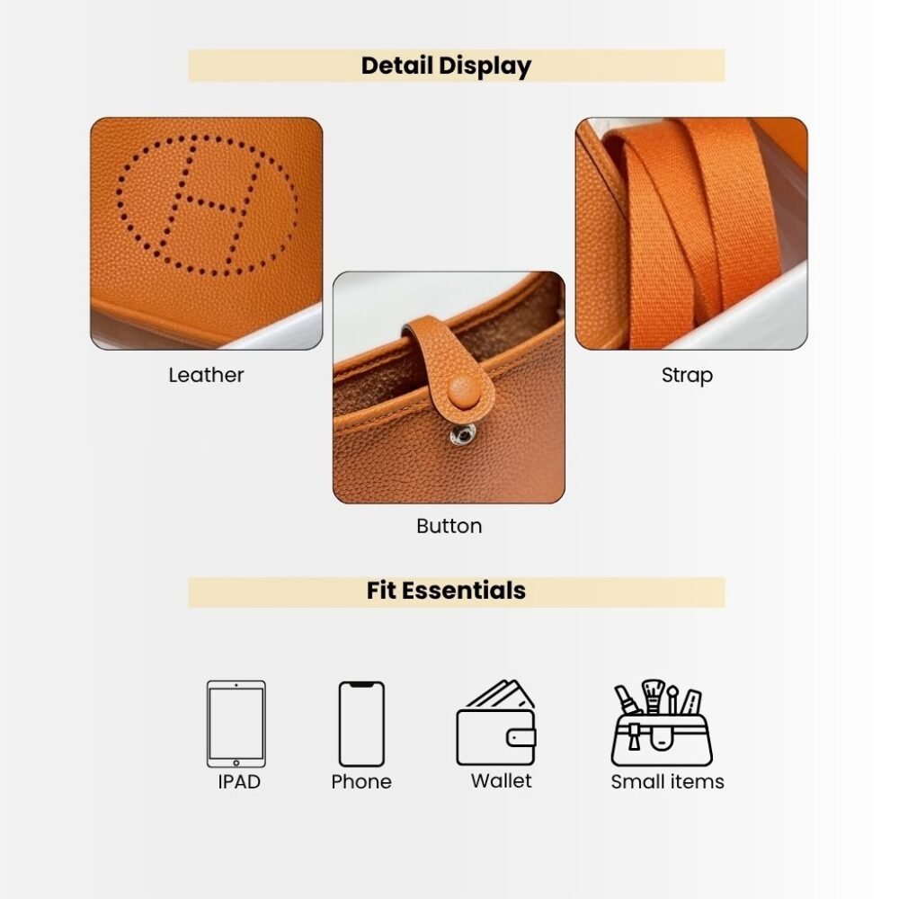Hermes Evelyne 16 Amazone Bag Orange 16Cm H069426CKFT