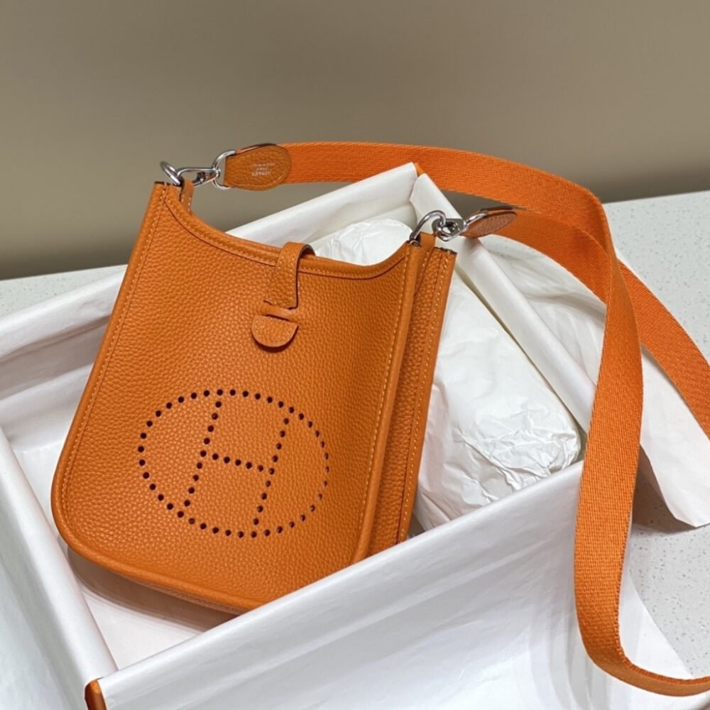 Hermes Evelyne 16 Amazone Bag Orange 16Cm H069426CKFT