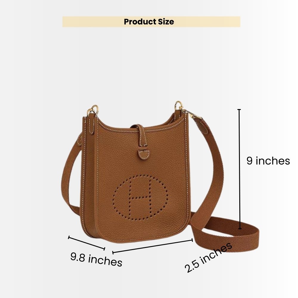 Hermes Evelyne 16 Shoulder Bag Brown 16cm